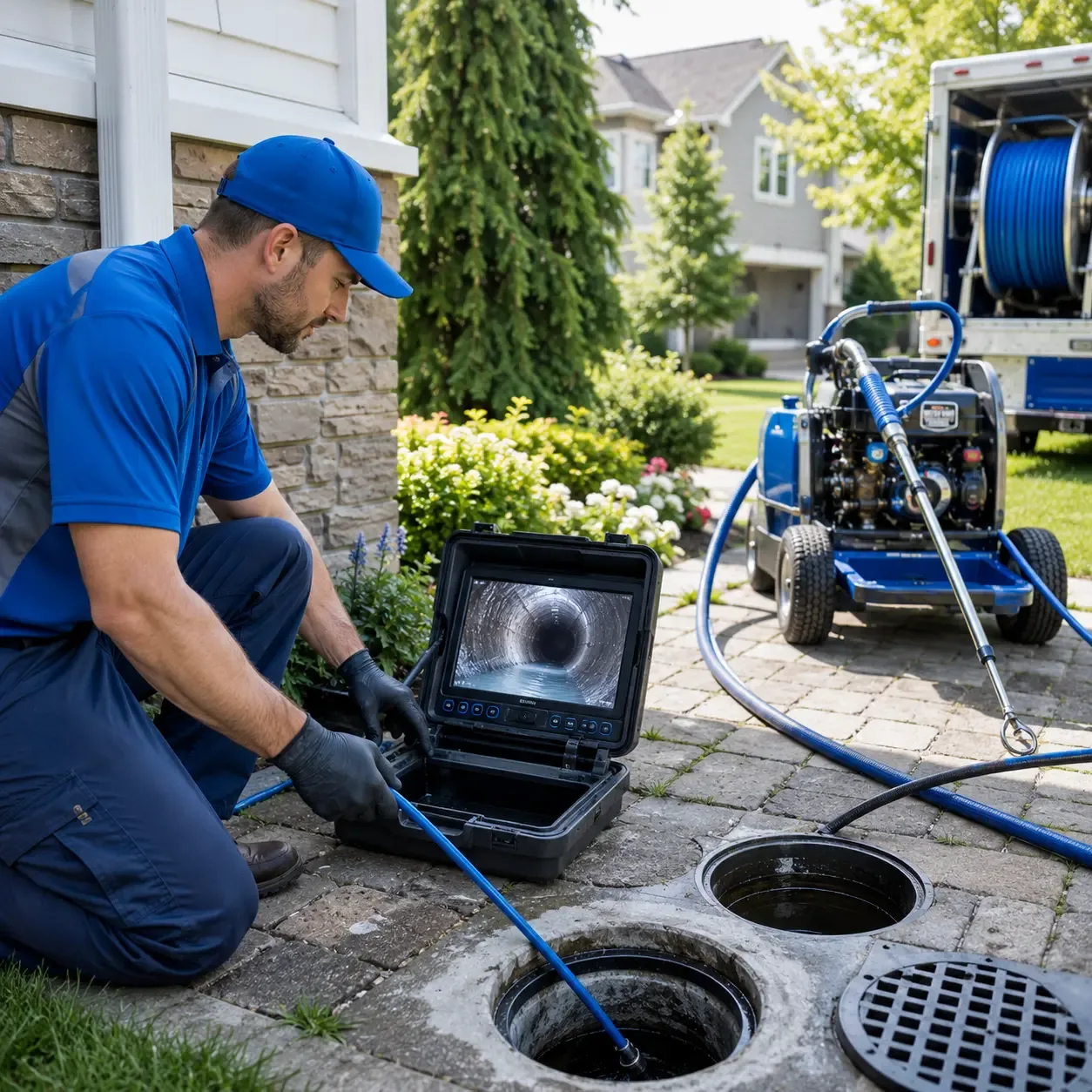 Outdoor drain cleaning professionals serving Oregon House, CA